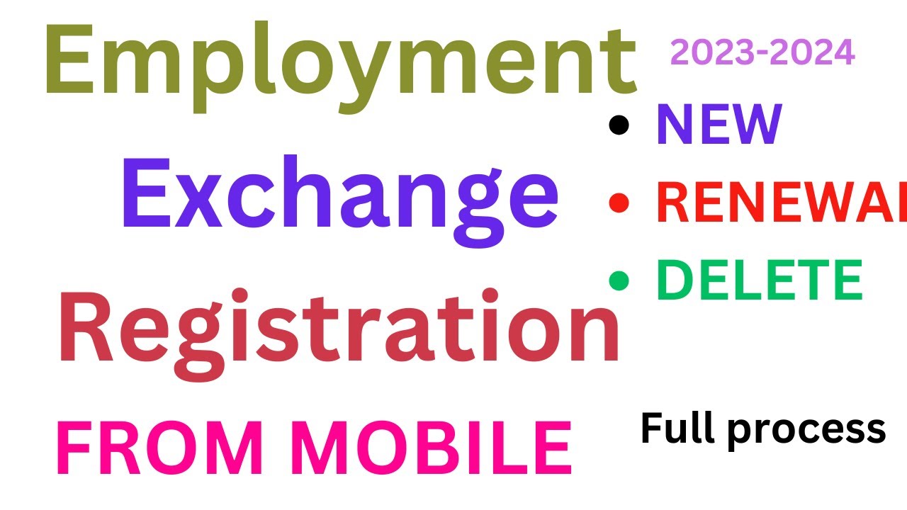 employment exchange online registration odisha in mobile ||  Full process 2024 ||