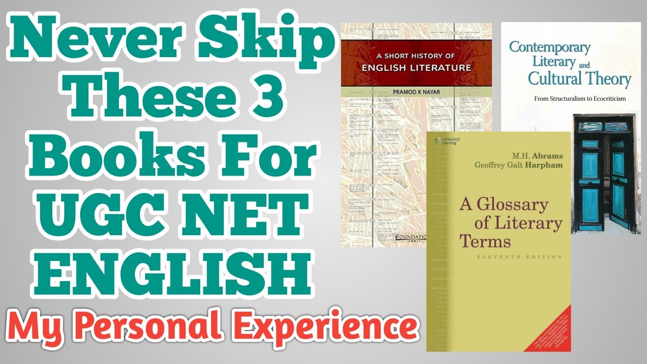 Never Ever Skip These 3 Books for UGC NET English | Must Read These ...