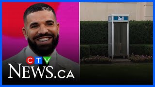 Why is there a payphone outside Drake’s Bridal Path mansion?