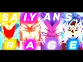 Dragon ball saiyans rage  flawless amvedit quick 4k