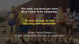 Apollo 3 - Superhelden (Lyrics - Text - Letra español)