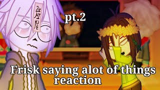 Undertale reacts to \