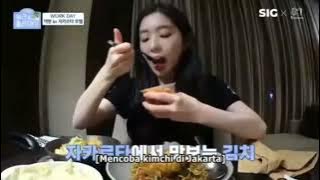 Irene Red Velvet Work And Holiday Eat Indonesian Food #workandholiday #redvelvet