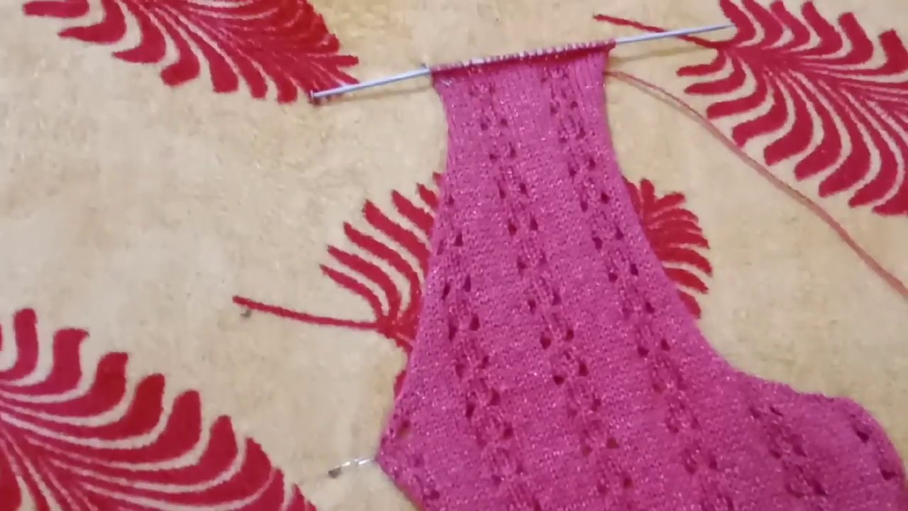 v shape neck design with lace