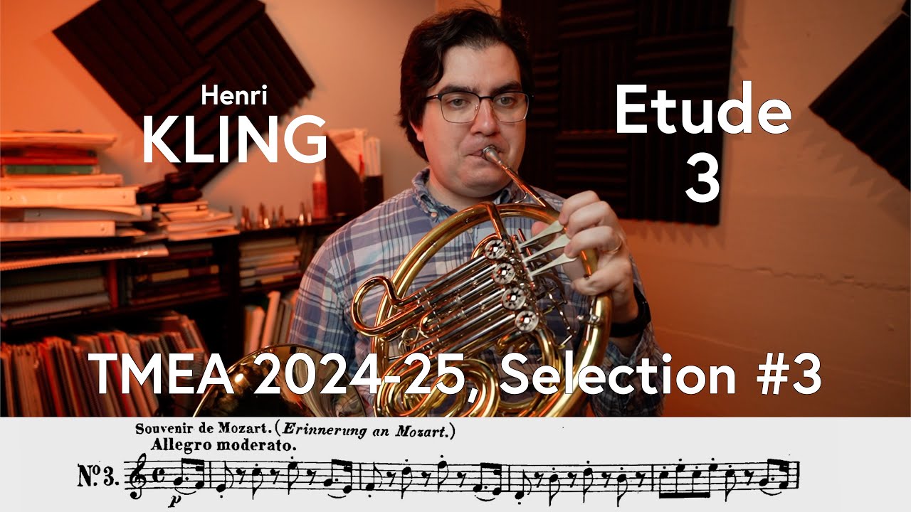 (TMEA All-State 2024-2025 #3) Henri Kling, Etude #3