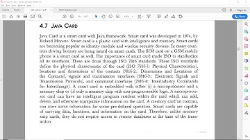 MCO- Mobile Computing- BE CSE- Javacard