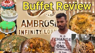 Ambrosia Infinity Lounge Buffet 1099 Tk Unlimited 120+ Item Dinner | Lunch 999 Tk | Buffet Review 