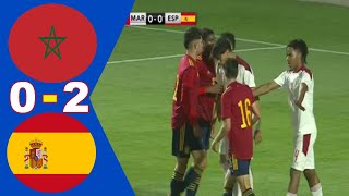 ملخص واهداف مباراة المغرب و اسبانيا 0 - 2 | مباراة دولية ودية 2022/04/28 | Maroc🆚 Espagne