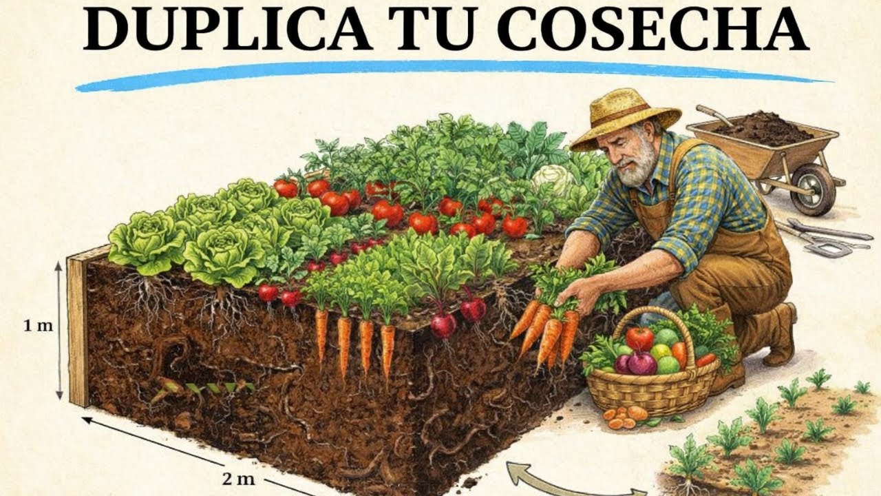 Duplica Tu Cosecha en la Mitad de Espacio con este Método de Bancales