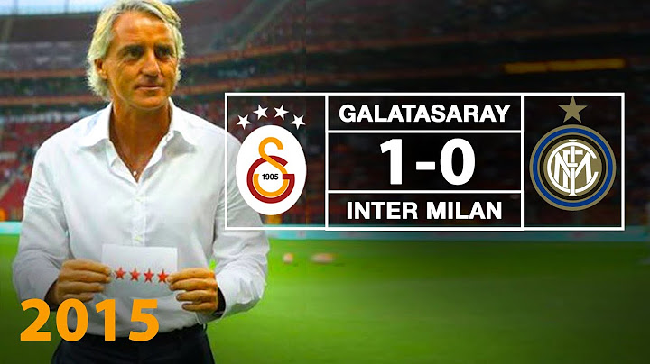 GSTV | Galatasaray 1-0 Inter Maçının Özeti ve Sneijder'in Golü