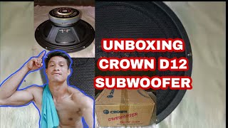 UNBOXING CROWN D12 SUBWOOFER screenshot 5