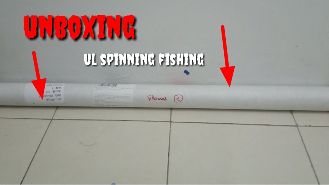 UNBOXING UL SPINNING FISHING 1,8M||ROD SOLID TIP LURE ROD