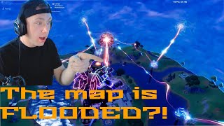 FORTNITE DOOMSDAY EVENT REACTION! THE MAP IS FLOODED?!