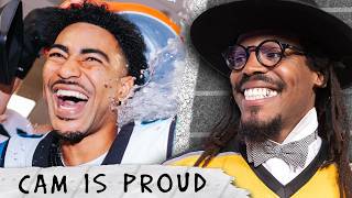 Cam Newton Loses It After Bryce Young Beats The Falcons... This Is Everything