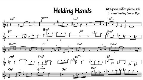 Thumbnail of Mulgrew Miller - Holding Hands Transcription