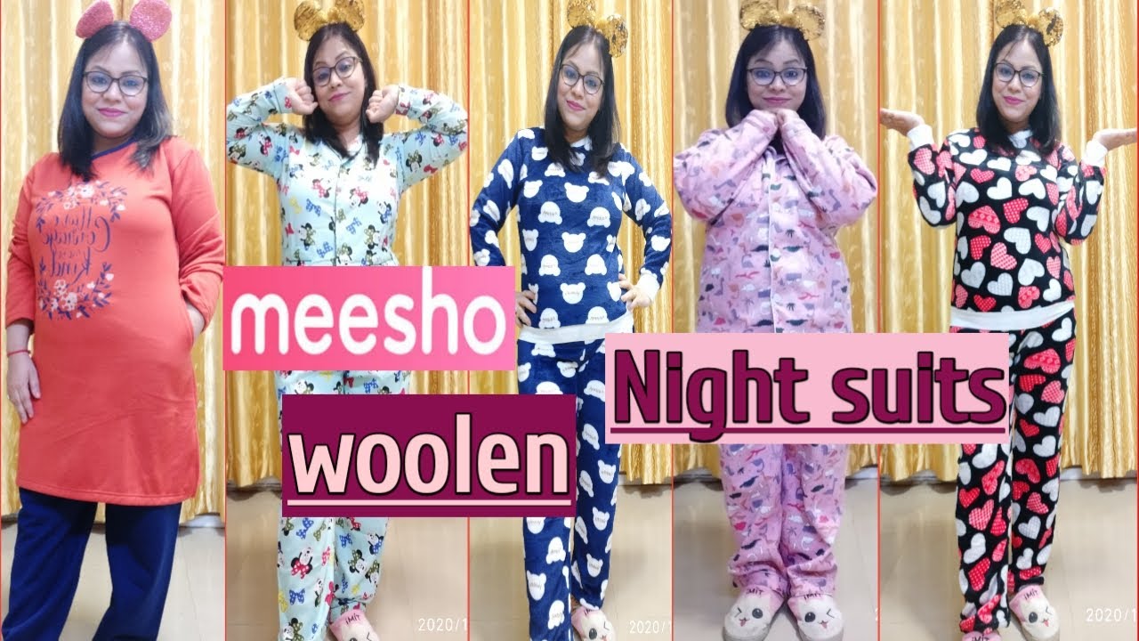 meesho night suit cotton