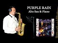 PURPLE RAIN - Prince - Alto Sax &amp; Piano - Free score