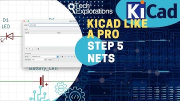 KiCad 8 - First project, Step 5:   Nets