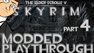 Lets Play Skyrim (Modded Playthrough) #4 The Abandoned Prison!