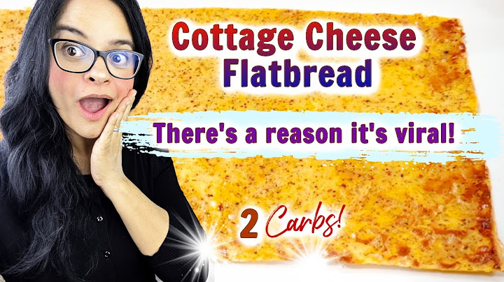 Viral Cottage Cheese Flatbread Recipe - 2 ingredients - Easy to make low carb keto bread - Amazing!