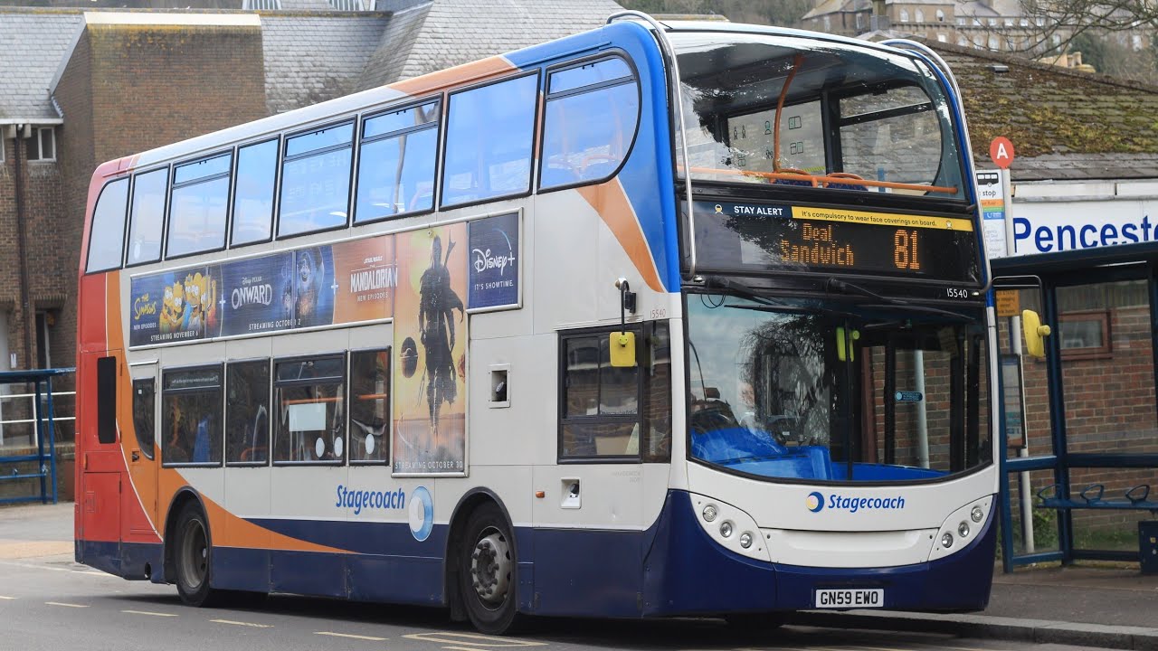 Route Visual | SSE | Route 43: Canterbury - Sandwich | Route 81: Sandwich - Dover | 15540 GN59 EWO