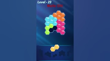 BLOCK! Hexa Puzzle! Regular A Level 23 (Basic) - Lösung Solution Walkthrough
