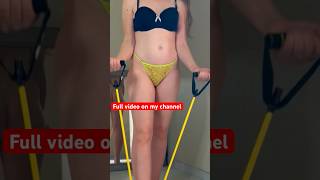 Excersize and workout after try on haul micro bikini #fitnessmotivation #gym #shorts #bikini #tryon