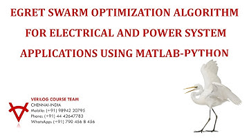 EGRET SWARM OPTIMIZATION ALGORITHM FOR ELECTRICAL AND POWER SYSTEM APPLICATIONS USING MATLAB-PYTHON