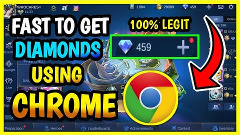 FAST TO GET DIAMONDS USING CHROME PART 2 MOBILE LEGENDS | MLBB