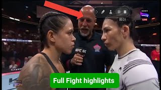 Amanda Nunes vs Irene Aldana Full fight highlights 1080 quality | UFC 289