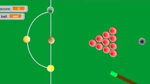 How to make snooker game in scratch..