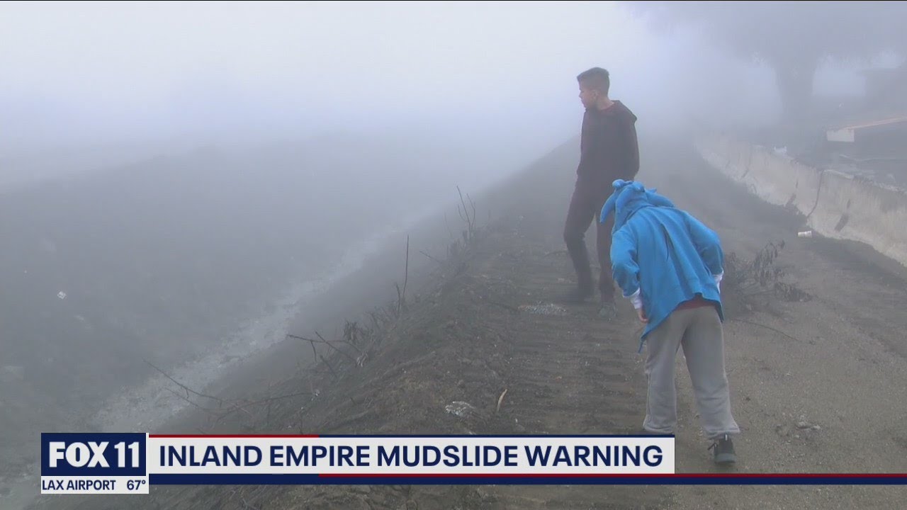 Inland Empire bracing for possible mudslides - YouTube