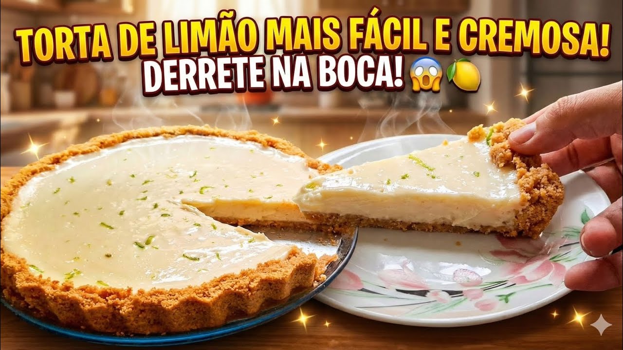 A TORTA DE LIMÃO PERFEITA 🍋 | FÁCIL, RÁPIDA E SEM COMPLICAÇÃO