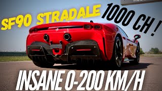 Ferrari SF90 Stradale : insane 0-200 km/h !