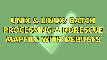 Unix & Linux: Batch processing a ddrescue mapfile with debugfs (2 Solutions!!)