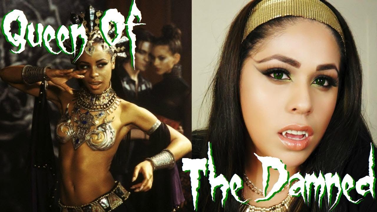 queen of the damned, aaliyah, vampire, halloween makeup, halloween 2012, .....