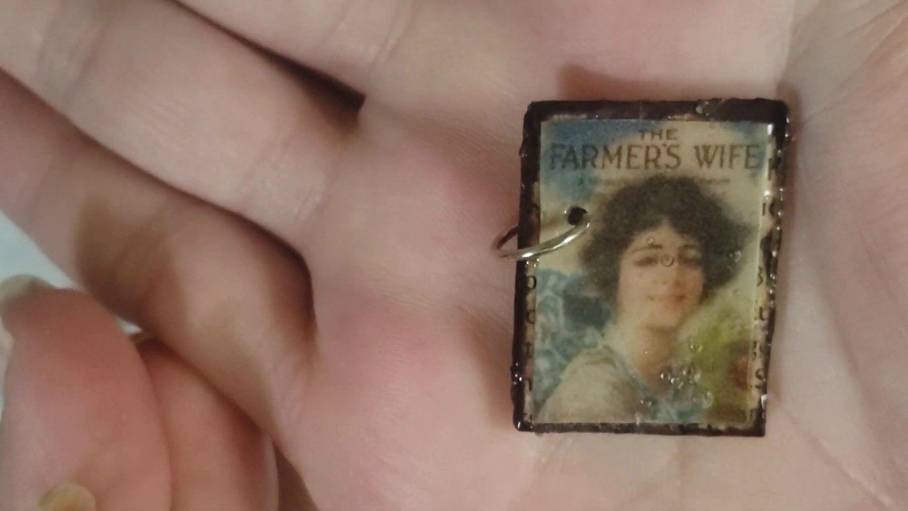 Farm Charms created from paper Tutorial YouTube