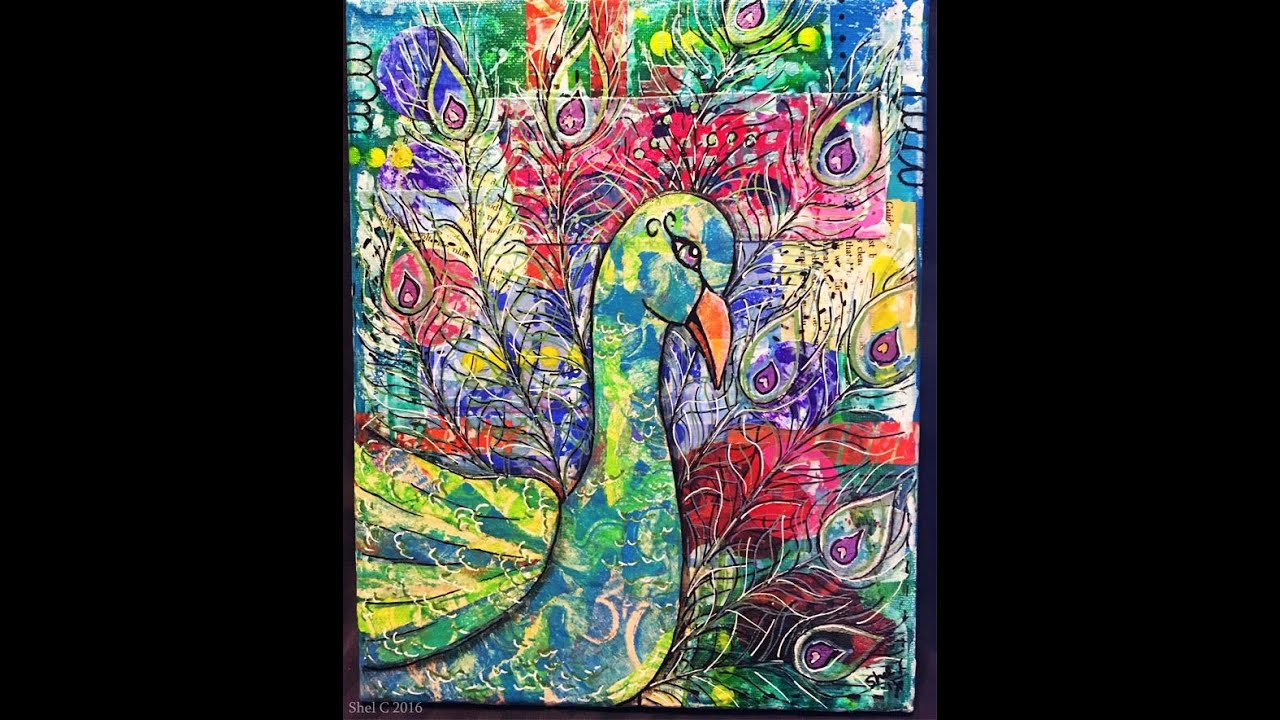 Mixed Media Canvas - Part 2 Fun Collaboration with Yva Lovee Arts!