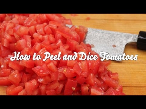 How to Peel and Dice Tomatoes