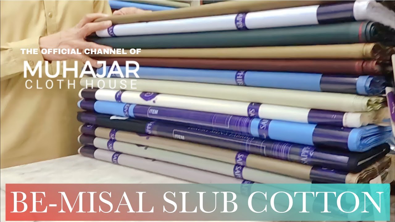 BE-MISAL SLUB COTTON | Sapphire | Muhajar Cloth House