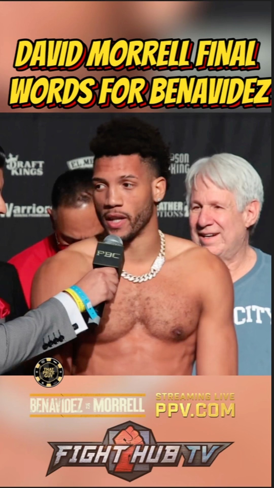 David Morrell sends FINAL WORDS to Benavidez!
