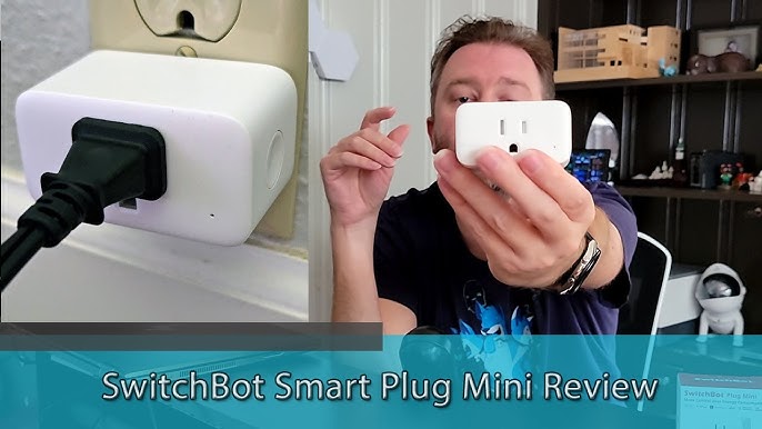 SwitchBot Smart Plug Mini, Smart Wi-Fi and Bluetooth Outlet, 15A