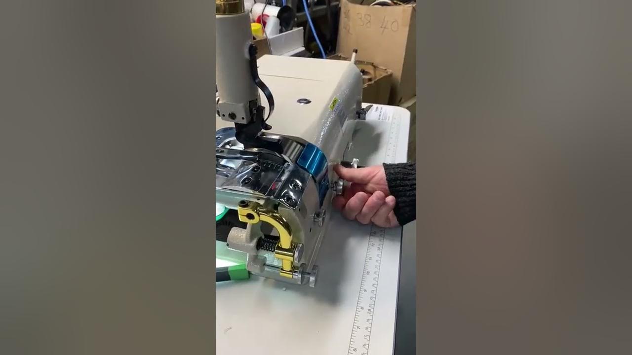 How to sharpen the blade on the Techsew SK4 leather skiving machine