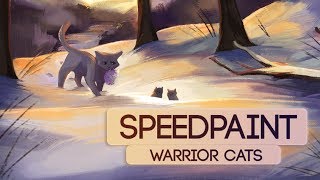 Speedpaint Bluefur With Kittens