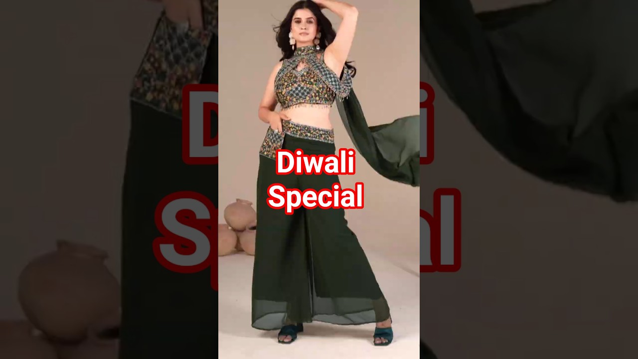 Diwali Special Palazzo  set |  Designer Top Palazzo Set |  Outfit By Ovika Mart | Trending Palazzo