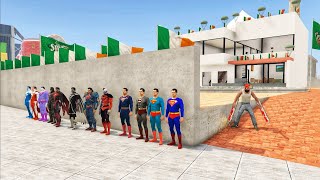 😱 Franklin vs ALL SUPERMAN: Hide And Kill Challenge! | Indian Bike Driving 3D screenshot 3