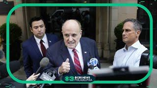 Rudy Giuliani turns himself in to jail in Fulton County, Georgia
