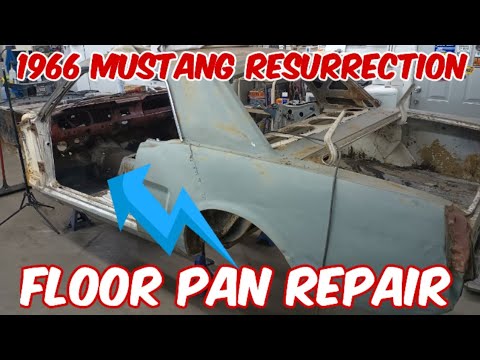 Transforming This 1966 Ford Mustang Beginner Floor Pan Restoration Tips And Tricks Ford