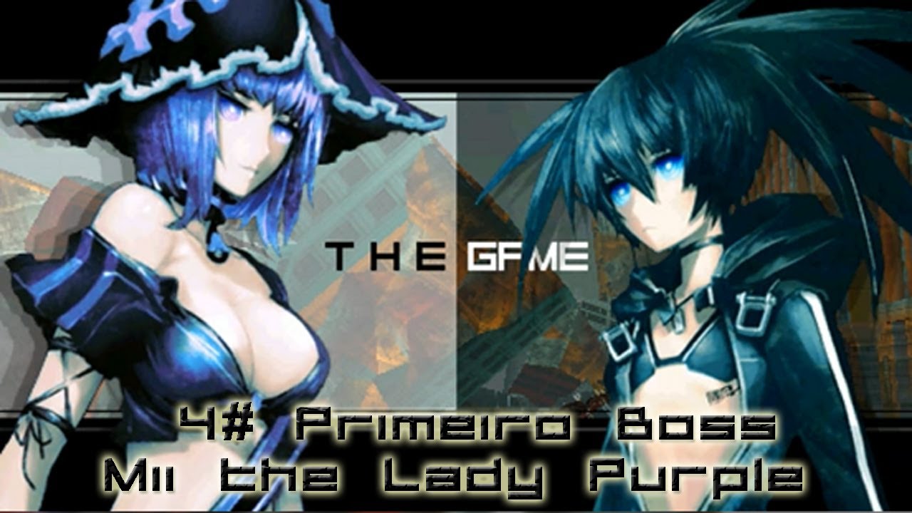 Black ★ Rock Shooter: The Game #4 Primeiro Boss - Mii the Lady Purple