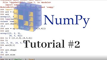 Introduction To Numpy -2(accessing array and matrix elements and modifying them)